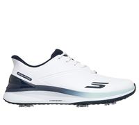 Skechers Slip-ins Golf Waterproof: Blade Tour - Nature of the Game Chaussures Moyen Width en Blanc/Bleu Marine, Pointure 44.5, Arch Fit, Hyper Burst