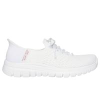 Skechers Slip-ins: Graceful - First Blush Shoes Moyen Width en Blanc, Pointure 39.5, Vegan, Lavable en machine