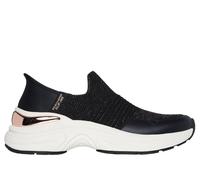 Skechers Slip-ins: Hazel - Priya Chaussures Moyen Width en Noir/Or Rose, Pointure 37, Vegan