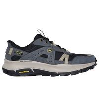 Skechers Homme Equalizer 5.0 Trail Harvester Basket, Charcoal Leather/Black Mesh, 42 EU