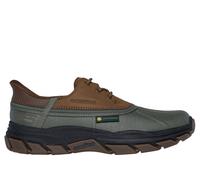 Skechers Slip-ins John Deere Waterproof Relaxed Fit: Respected - Tanzier Chaussures Moyen Width en Olive/Brun, Pointure 45