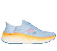 Skechers Slip-ins: Max Cushioning Elite 2.0 Moyen Width en Bleu/Orange, Pointure 40, Vegan, Lavable en machine