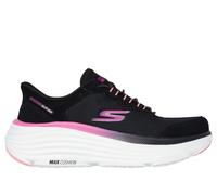 Skechers Baskets Max Cushioning Endeavour Cardova – Noir en textile, bordure rose – Femme 38