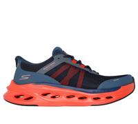 Skechers Slip-ins: Max Cushioning Glide-Step - Aberdeen Moyen Width en Bleu Marine/Orange, Pointure 40, Vegan, Lavable en machine