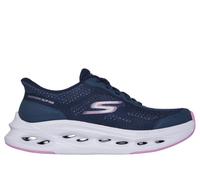 Skechers Slip-ins: Max Cushioning Glide-Step - Hartford Moyen Width en Bleu Marine/Violet, Pointure 39.5, Vegan, Lavable en machine