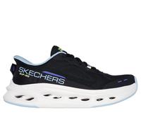 Skechers Slip-ins: Max Cushioning Glide-Step Moyen Width en Noir/Bleu, Pointure 38, Vegan, Lavable en machine