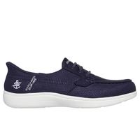 Skechers Slip-ins: On-The-GO Flex Radiant - Bonnie Chaussures Moyen Width en Bleu Marine, Pointure 37.5, Vegan, Lavable en machine