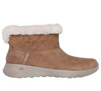 Skechers Slip-ins: On-the-GO Joy - Cozy Shimmer Chaussures Moyen Width en Châtaigne, Pointure 39.5