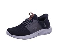 Skechers Slip Ins pour homme Coupe décontractée : Ingramm Brackett Runners Noir Gris 42, Noir/gris, 41 EU