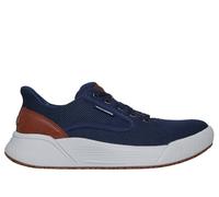 Skechers Slip-ins Relaxed Fit: Cyrus - Shaw Chaussures Moyen Width en Bleu Marine, Pointure 41, Vegan, Lavable en machine