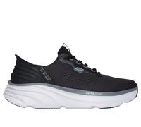 Skechers Slip-ins Relaxed Fit: D'Lux Vapor Chaussures Moyen Width en Noir/Gris Anthracite, Pointure 40, Vegan