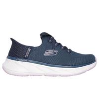 Skechers Slip-ins Relaxed Fit: Edgeride - Impression Chaussures Moyen Width en Bleu Marine/Lavande, Pointure 37.5, Vegan, Lavable en machine