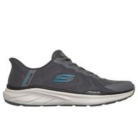 Skechers Slip-ins Relaxed Fit: Equalizer 6.0 - Durran Chaussures Moyen Width en Gris Anthracite/Bleu, Pointure 42.5, Vegan, Lavable en machine
