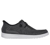 Skechers Slip-ins Relaxed Fit: Melson - Coronado Chaussures Moyen Width en Noir/Gris, Pointure 46, Lavable en machine
