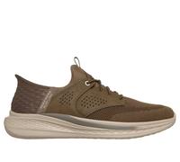 Skechers Slip-ins Relaxed Fit: Slade - Caster Chaussures Moyen Width en Khaki, Pointure 42.5, Vegan