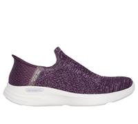 Skechers Slip-ins: Relaxed Fit Sport Shoes Moyen Width en Violet FoncÃ©, Pointure 39, Vegan, Lavable en machine