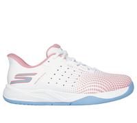 Skechers Slip-ins Relaxed Fit: Viper Court Reload Moyen Width en Blanc/Bleu Clair, Pointure 39, Vegan, Lavable en machine , Arch Fit