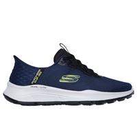 Skechers Slip-ins RF: Equalizer 5.0 - Standpoint Chaussures Moyen Width en Bleu Marine/Vert-Lime, Pointure 45, Vegan