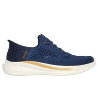 Skechers Homme Slade Quinto Mocassin, Blue, 41 EU