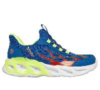 Skechers Slip-ins S-Lights: Thermo Flash 2.0 - Heat-Brisk Chaussures Moyen Width en Bleu/Jaune, Pointure 30
