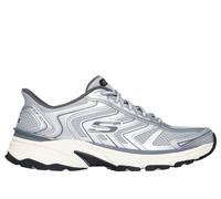 Skechers Slip-ins: Stamina Sport Chaussures Moyen Width en Argent/Gris, Pointure 42
