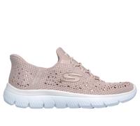 Skechers Slip-ins: Summits - Brilliant Shine Chaussures Wide Width en Mauve Clair, Pointure 38 Wide, Vegan