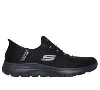 Skechers Slip-ins: Summits - Classy Night Chaussures Moyen Width en Noir/Doré, Pointure 35.5, Vegan