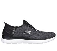 Skechers Slip-ins: Summits - Dazzling Haze Chaussures Moyen Width en Noir/Blanc, Pointure 35, Vegan