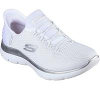 Chaussures Skechers Summits Diamond Dream Slip-ins blanc argent femme - 37
