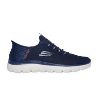 Skechers Slip Ins Summits Hi Entraîneurs Homme Ajustement Large Bleu Marine