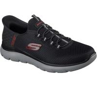 Skechers Baskets montantes Summits pour femme, Noir, rouge, gris., 42 EU