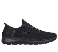 Skechers Homme Summits High Range Glisser sur, Black Mesh/Trim, 48.5 EU
