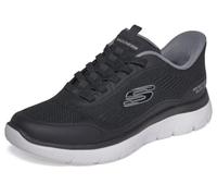 Skechers Slip-Ins: Summits-Leyter Slipper Rot | Baskets, BBK, noirs, lacets élastiques, lavables en machine, végétaliens, hommes, chaussures