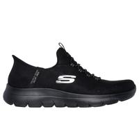 Skechers Slip-ins: Summits - Unknown Trail Chaussures Moyen Width en Noir, Pointure 35, Vegan, Lavable en machine