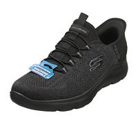 Skechers Slip-Ins Summits Vegan Homme Baskets Décontracté Noir - 46
