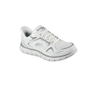 Skechers Slip-ins Track Ezral 233039 WGY Chaussure De Sport Blanche Gris