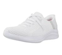 Skechers Femme Ultra Flex 3.0 Brilliant Path Slip-In ENTRAINEUSE, White Knit/Light Gray Trim, 39 EU