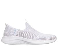 Skechers Slip-ins: Ultra Flex 4.0 - Midnight Sparkle Chaussures Moyen Width en Blanc, Pointure 38, Vegan, Lavable en machine
