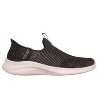 Skechers Slip-ins: Ultra Flex 4.0 - Midnight Sparkle Chaussures Moyen Width en Noir/Or Rose, Pointure 37, Vegan, Lavable en machine