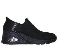 Skechers Slip-ins: Uno Wedge - Kickin' Knit Chaussures Moyen Width en Noir, Pointure 38.5, Vegan