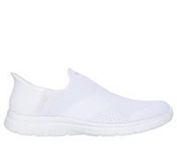 Skechers Slip-ins: Virtue - Sleek Chaussures Moyen Width en Blanc, Pointure 35, Vegan