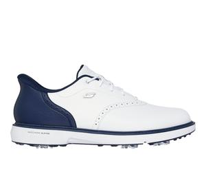 Skechers Slip-ins Waterproof: GO GOLF Prestige Moyen Width en Blanc/Bleu Marine, Pointure 45, Arch Fit