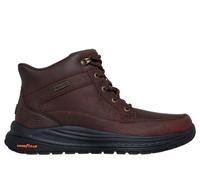 Skechers Slip-ins Waterproof Relaxed Fit: Meroe - Weston Chaussures Moyen Width en Rouge/Brun, Pointure 41