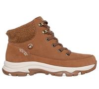 Skechers Femme Trego Snow Breeze Bottes, Chestnut Suede Sherpa, 40 EU