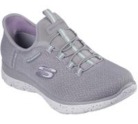 Skechers Slip-Ins Waterproof: Summits Ladies Trainers Gris/Aqua 4 (37) Female