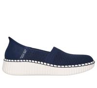 Skechers Slip-ins: Wilshire Blvd - Journey To Shoes Moyen Width en Bleu Marine, Pointure 39, Vegan, Lavable en machine