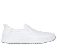 Skechers Slip-ins Work: Nampa - Broxtin Chaussures Moyen Width en Blanc, Pointure 45