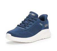 Skechers Bobs Squad Chaos-Current Muse Baskets mains-libres pour femme, bleu marine, 39 EU
