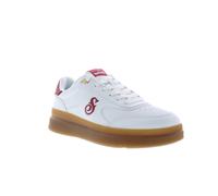 Skechers Snoop Dog : Courtside Cali Dudez Lifestyle Baskets pour homme, blanc/rouge, 9.5