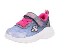 Baskets Bébé Fille Légère Bleu Marine Et Rose Vif 24